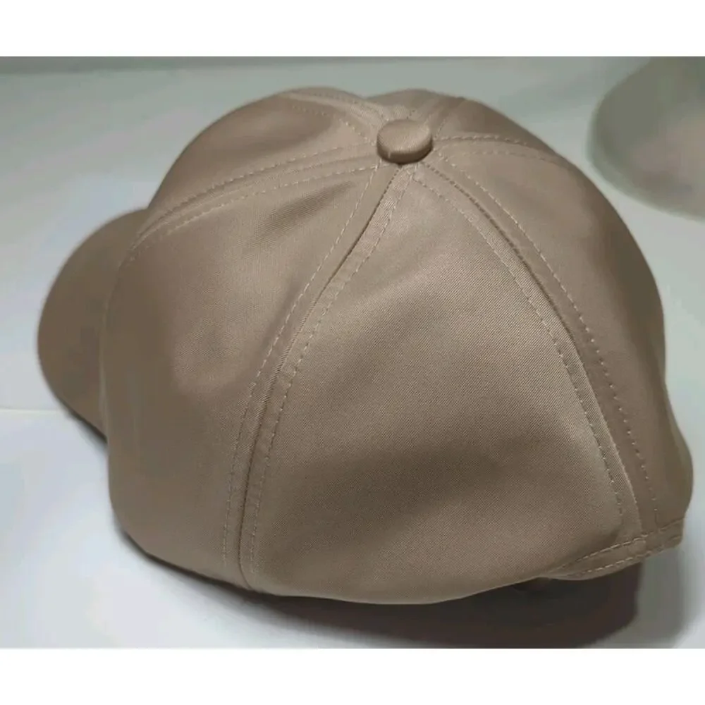 Alo Yoga Satin Off Duty Cap Baseball Hat Limited Edition Taupe
